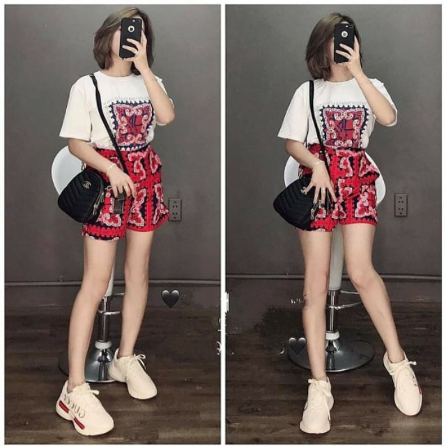 Bộ đùi thun lạnh 3D chất đẹp, co giãn