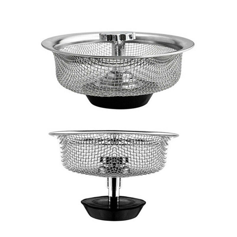 1 Lưới Lọc Rác Bồn Rửa Chén Đường Kính 8.3cm Bằng Thép Không Gỉ Tùy Chỉnh Tiện Dụng Cho Nhà Bếp