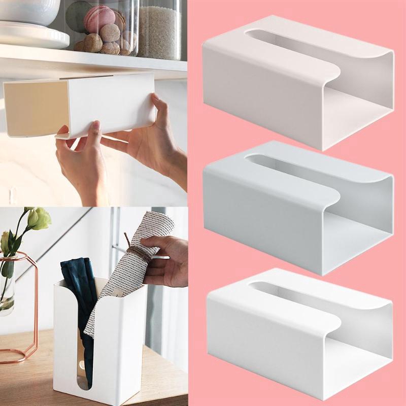 Giá Nhựa Gắn Tường Để Khăn Giấy Tiện Lợi