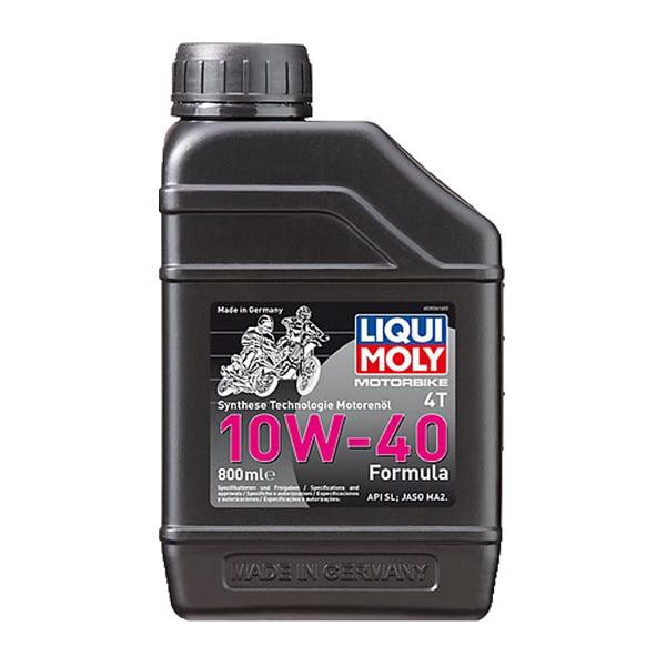 NHỚT ĐỘNG CƠ XE 4T LIQUI MOLY MOTORBIKE 10W40 FORMULA 0.8L (DÙNG ĐƯỢC CHO CẢ XE GA VÀ XE SỐ)