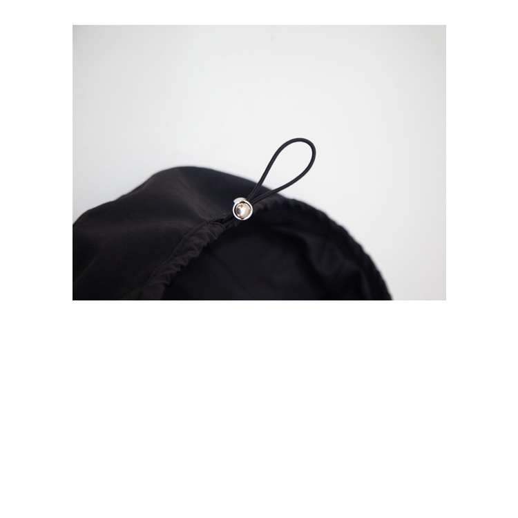 Nón Beret Màu Trơn In Chữ Dễ Thương Phong Cách Hàn Quốc Cho Nữ