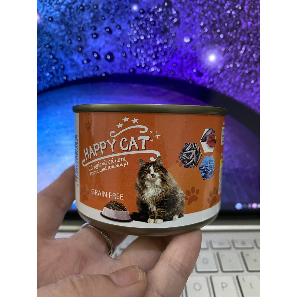 Pate cá ngừ đóng hộp Happy Cat cho mèo cưng – Boss Garden