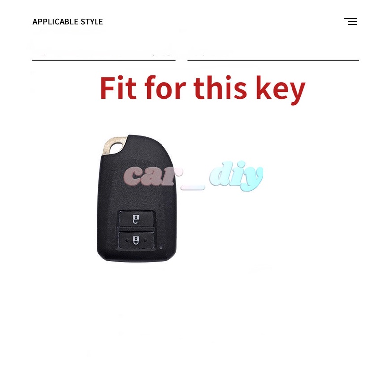 Vỏ Chìa Khóa Điều Khiển Từ Xa 2 Nút Cho Xe Hơi Toyota Yaris Camry Corolla Vios