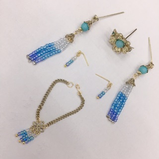 Bộ trang sức cổ trang búp bê