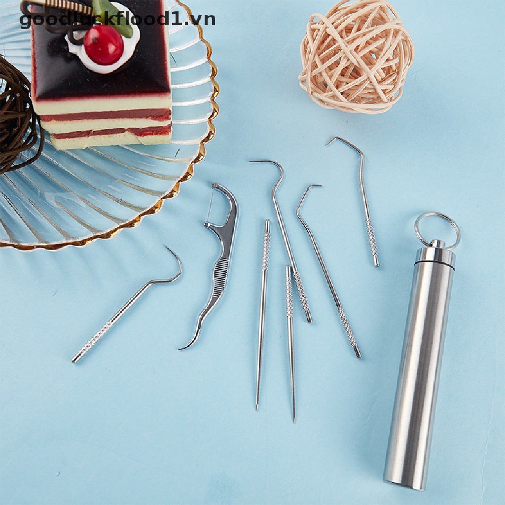 Bộ 8 Thép Không Gỉ Có Thể Tái Sử Dụng