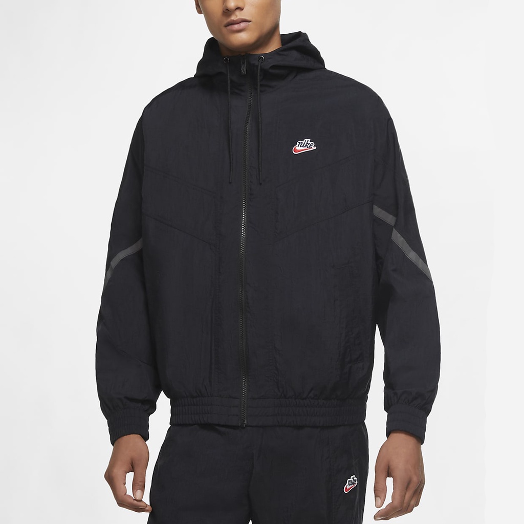 ÁO KHOÁC NIKE HERIATGE WINDRUNNER + BLACK