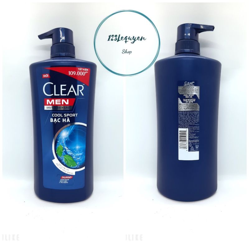 Dầu gội CLEAR MEN 900g