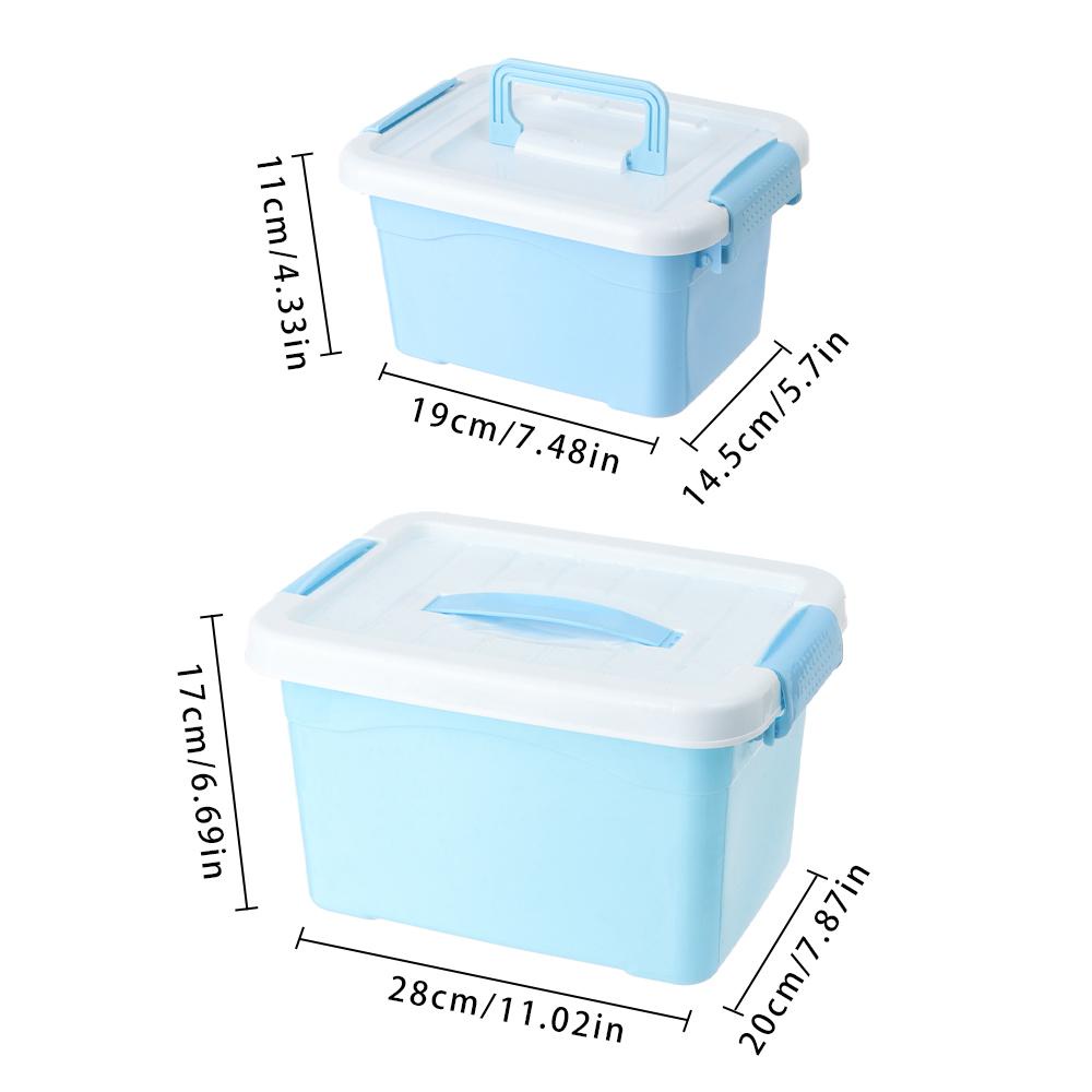 1 Hộp Nhựa 2 Kích Cỡ Đựng Trang Sức