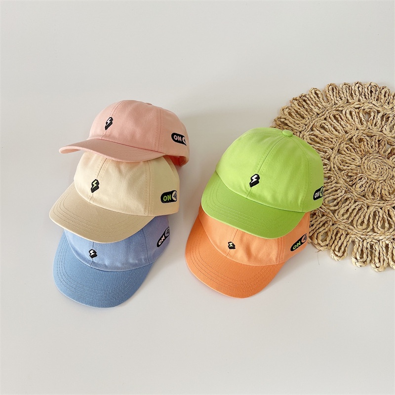 Mới Nón Lưỡi Trai Họa Tiết Sấm Sét Phong Cách Hàn Quốc Dành Cho Bé