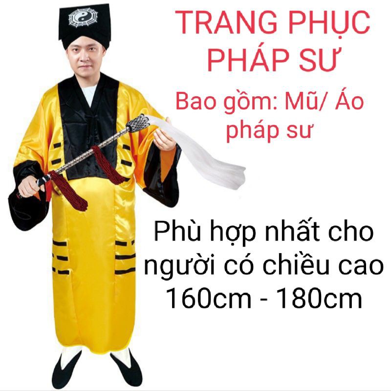 [Có Sẵn] Trang Phục Hoá Trang Halloween, Bộ Đồ Hoá Trang Cương Thi, Thầy Pháp Sư ...