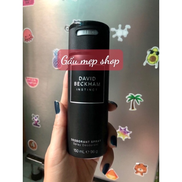 XỊT KHỬ MÙI NAM DAVID BECKHAM BODY SPRAY THÁI LAN 150ML