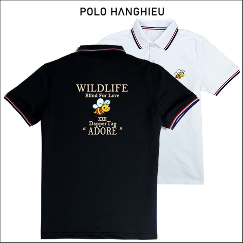 Áo polo nam có cổ WILDLIFE vải cá sấu xuất xịn, co dãn 4 chiều, form chuẩn, thoáng mát không xù lông - POLO HANGHIEU