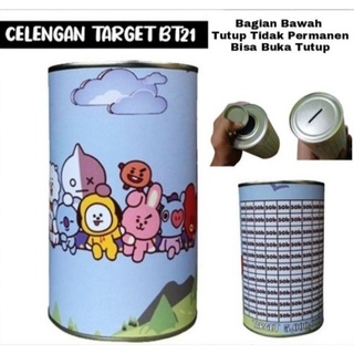 Bộ 2 thẻ bài TARGET BT21/ BTS giảm cân