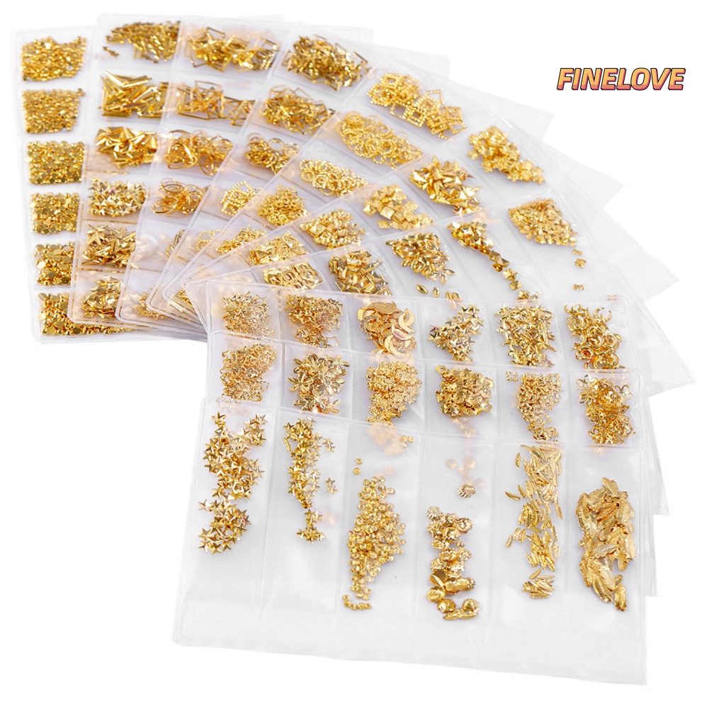 Hộp Chi Tiết Trang Trí Móng Tay Nghệ Thuật Cao Cấp