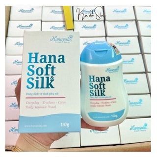 Dung Dịch Vệ Sinh Phụ Nữ Hanayuki Soft Silk 150g - Khử mùi, Giảm thâm, Ngăn ngừa viêm nhiễm, nấm ngứa