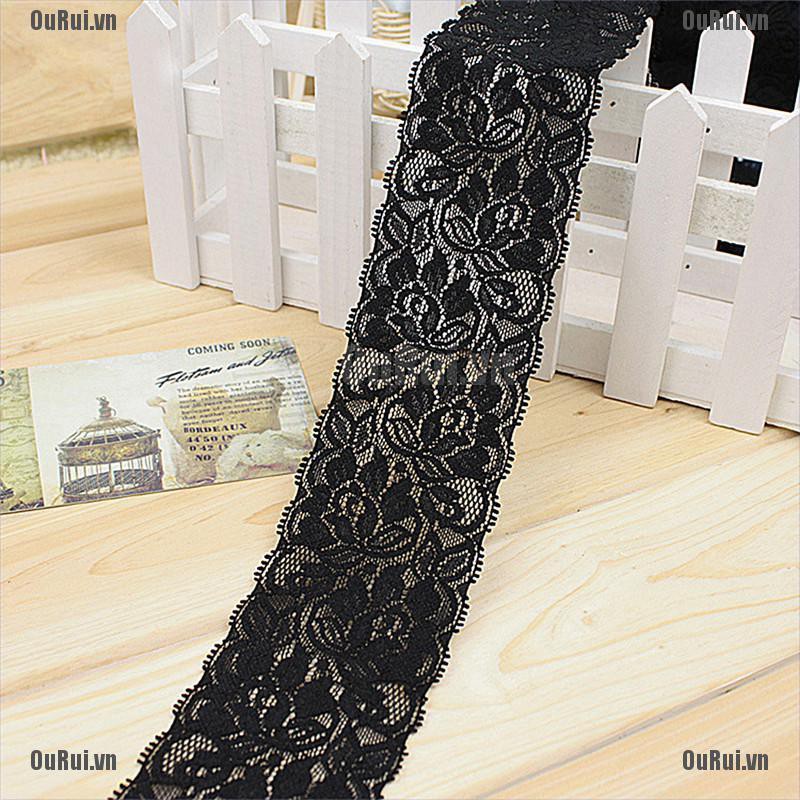Dây ren hoa trang trí quần áo xinh xắn 6.5cm tiện lợi