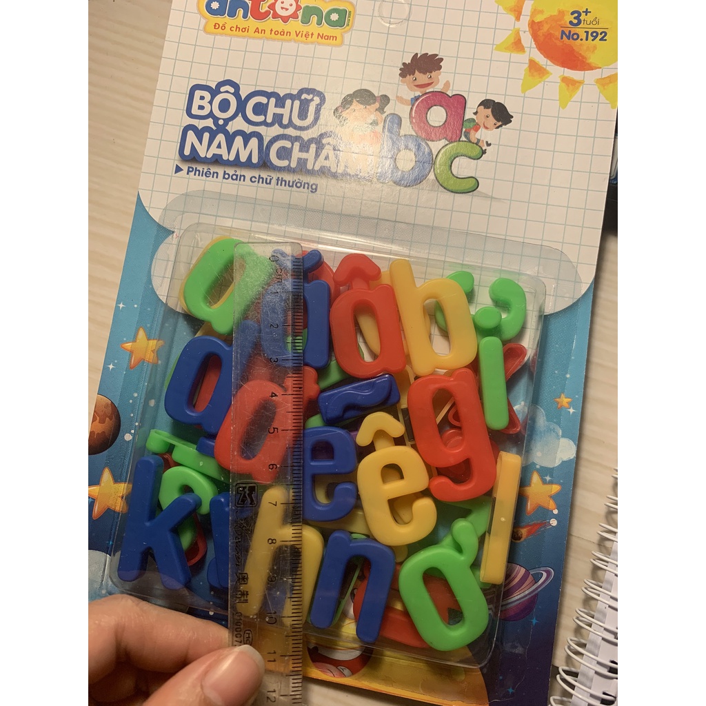 Bộ chữ nam châm abc bản chữ thường thương hiệu Antona