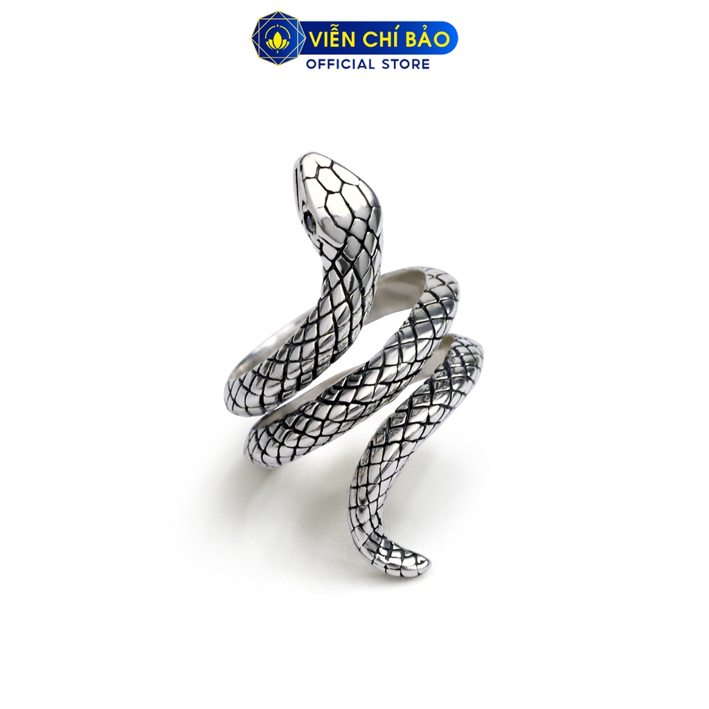 Nhẫn bạc nữ Mãng xà chất liệu bạc Thái S925 thời trang phụ kiện trang sức nữ thương hiệu Viễn Chí Bảo N000463