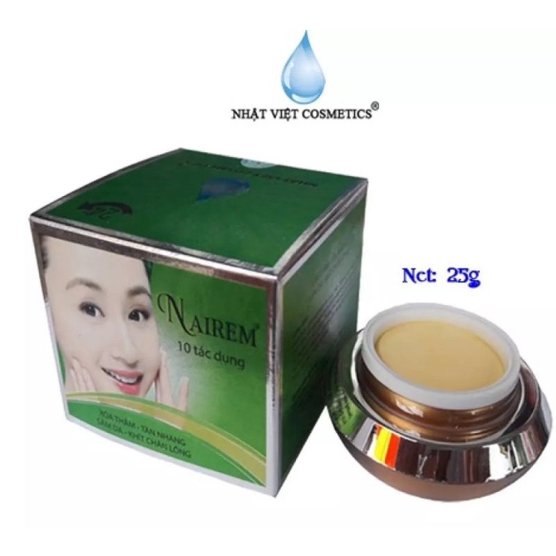 nairem collagen kem ngừa thâm tàn nhang sạm da se khít lỗ chân lông 25g mỹ phẩm nhật việt