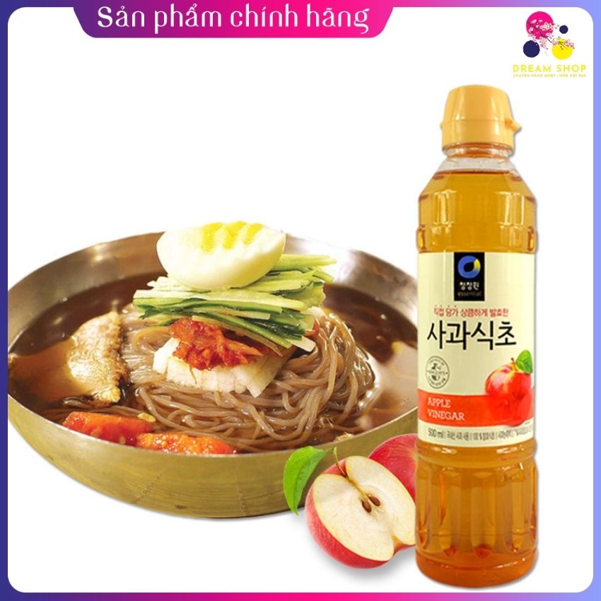 Giấm táo Daesang Hàn Quốc chai 500ml -Dreamshop.vn