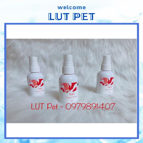 Lọ xịt vệ sinh đúng chỗ MAGIC puppy trainer - huấn luyện chó mèo đi vệ sinh (1 lọ 50ml) - lutpet