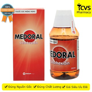Nước súc miệng họng Medoral chai 250ml - cvspharmacy