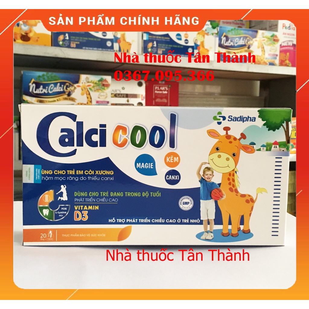 Calcium Nano Calci Cool - bổ sung canxi D3 K2 MK7 tăng cường chiều cao