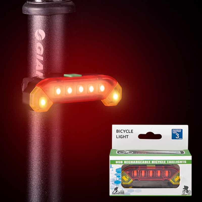 Đèn LED Cảnh Báo Gắn Đuôi Xe Đạp Tháo Lắp Nhanh IPX5