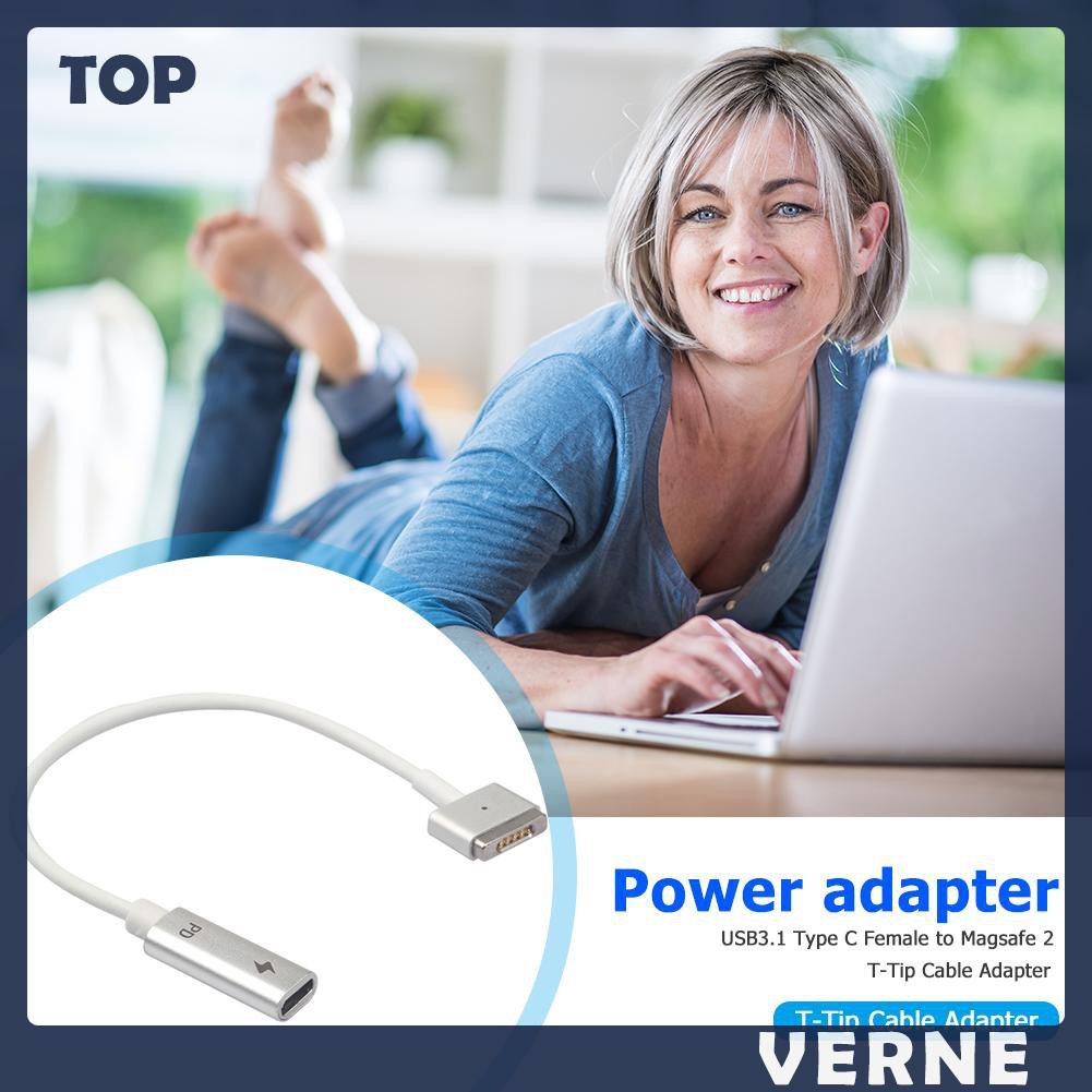 Cáp Chuyển Đổi Verne 90w Usb Type C Lỗ Cắm Sang Magsafe 2 T-Ack Cho Macbook Air Pro