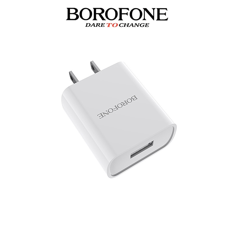 Củ sạc 2.1A BOROFONE BA20 cổng USB - Chính hãng