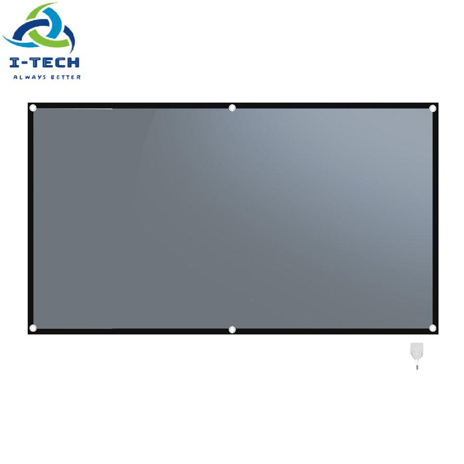 ⚡Khuyến mại⚡Metal Foldable Light-proof Projection Screen Easy To Fold Anti-light 3D High Definition Projection Durable Screen