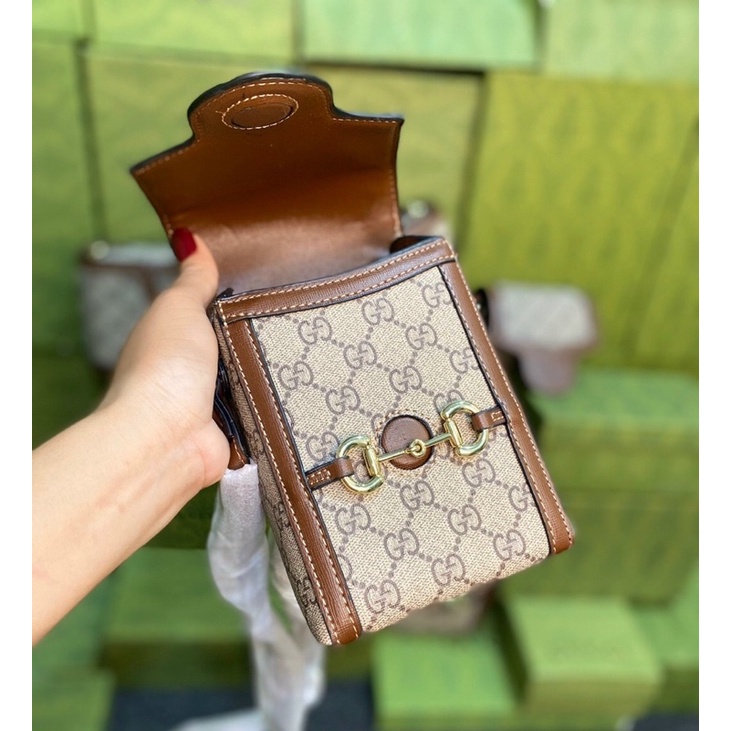 GUCCI PHONE BOX 1955 Size : 11, 5 x 17 x 4 CM FULLBOX , TÚI VẢI HÃNG Giá 405k