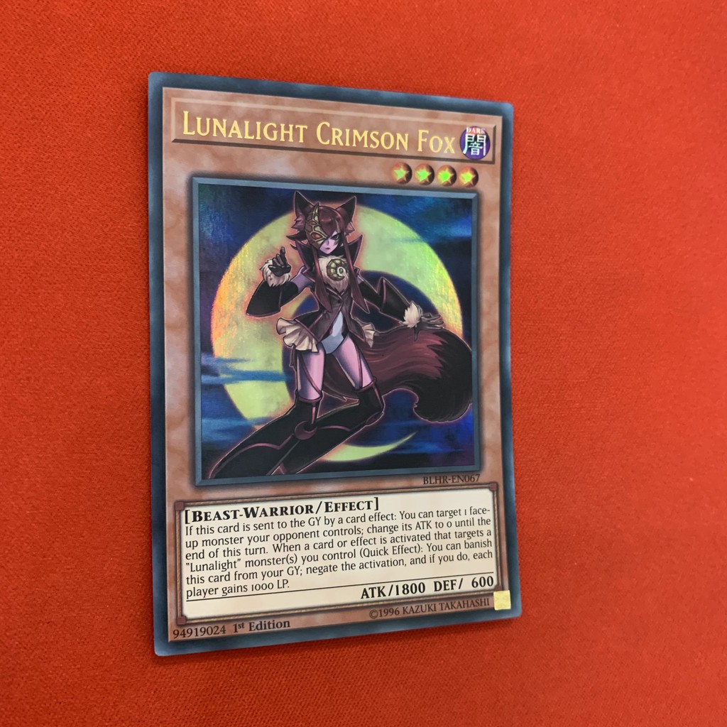 [EN-JP][Thẻ Bài Yugioh Chính Hãng] Lunalight Crimson Fox