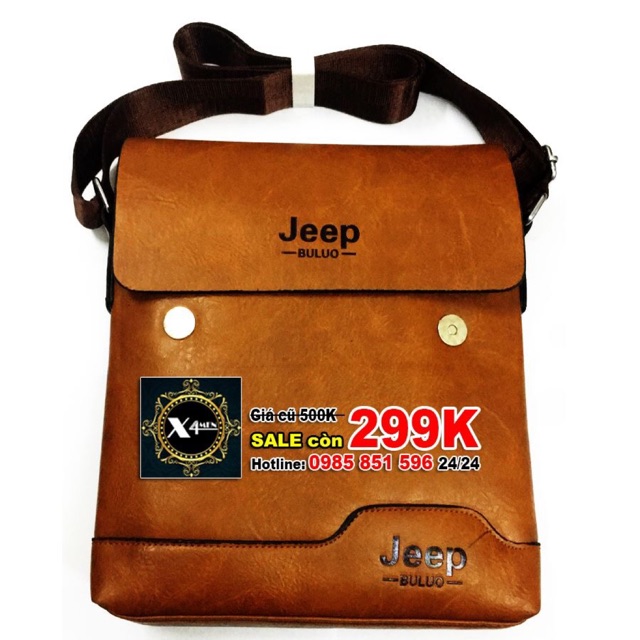 Túi da đeo nam Jeep & Polo