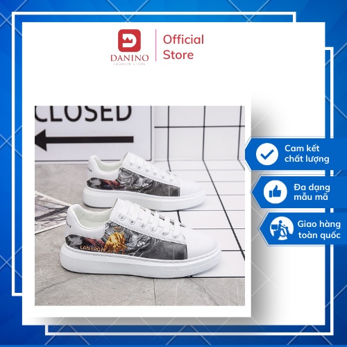 Giày nam sneaker thể thao thời trang đen đẹp giúp tăng chiều cao GA508