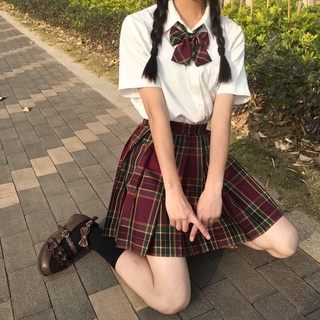 Hormones chân váy xếp ly tennis caro dáng ngắn vintage Thời Trang ulzzang Nhật Bản