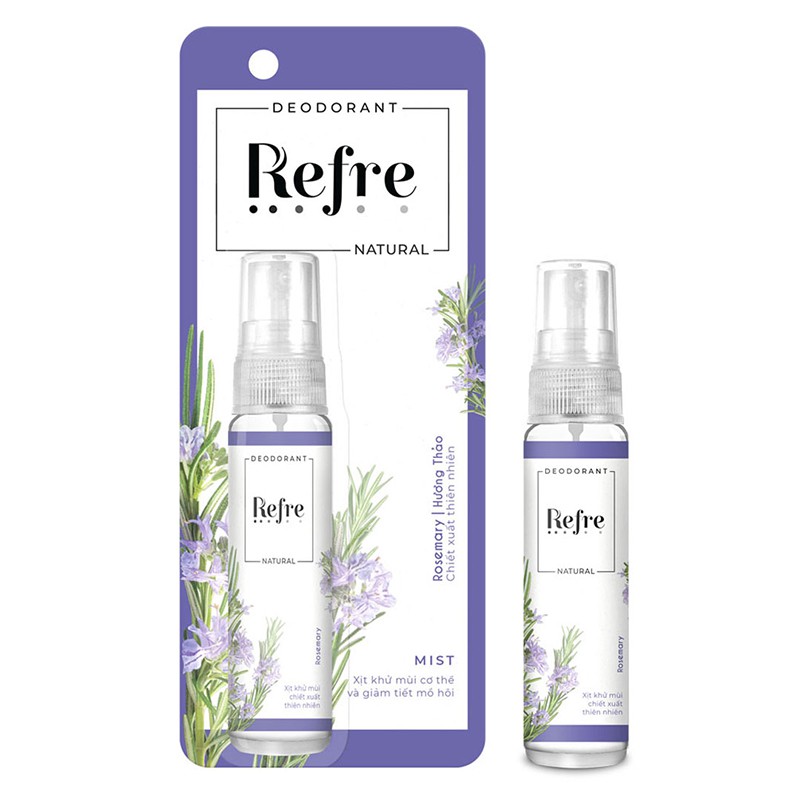 Xịt Khử Mùi Refre Natural 30ml