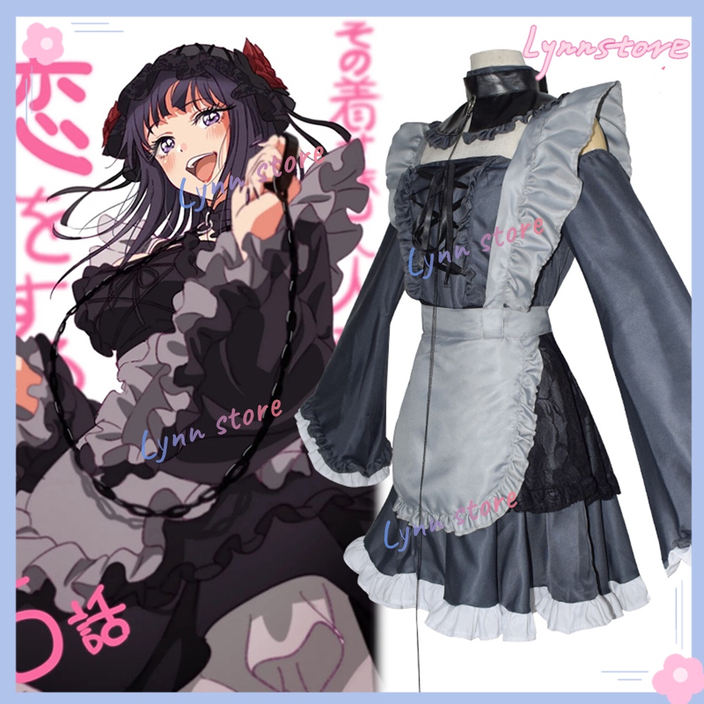 Bộ Đồ Hóa Trang Cô Hầu Gái Quyến Rũ Phong Cách Lolita