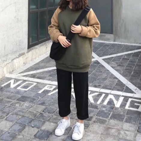 Quần kaki ống suông Unisex nam nữ săn gấu thời trang | BigBuy360 - bigbuy360.vn