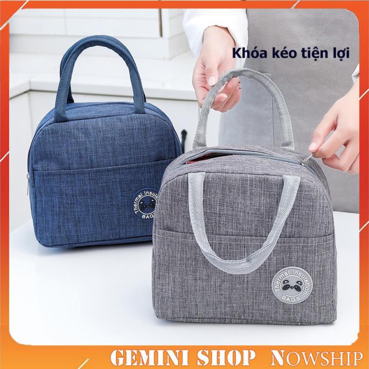 Túi Giữ Nhiệt Đựng Hộp Cơm Chống Thấm Nước Tiện Dụng Lunch Bag TGN02 HEAD SHOP