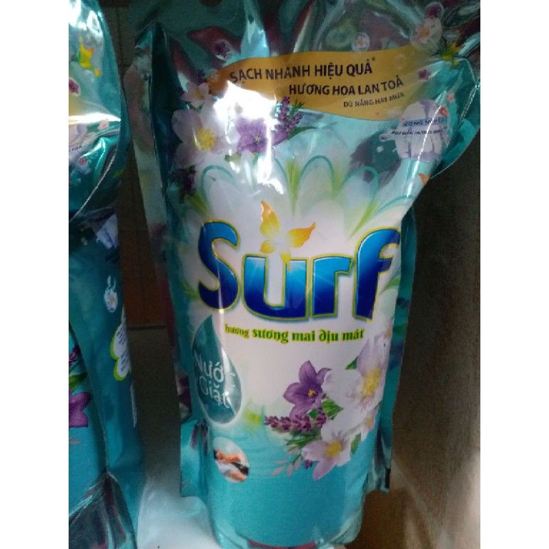 Nước giặt Surf hương cỏ hoa diệu kỳ / sương mai dịu nhẹ túi 1.7 lít