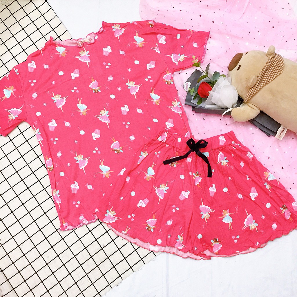 [Video Cận Chất] Bộ Mặc Nhà Nữ Đồ Ngủ Pijama Uni224 Chất Đẹp, Thời Trang, Cực Mát | BigBuy360 - bigbuy360.vn