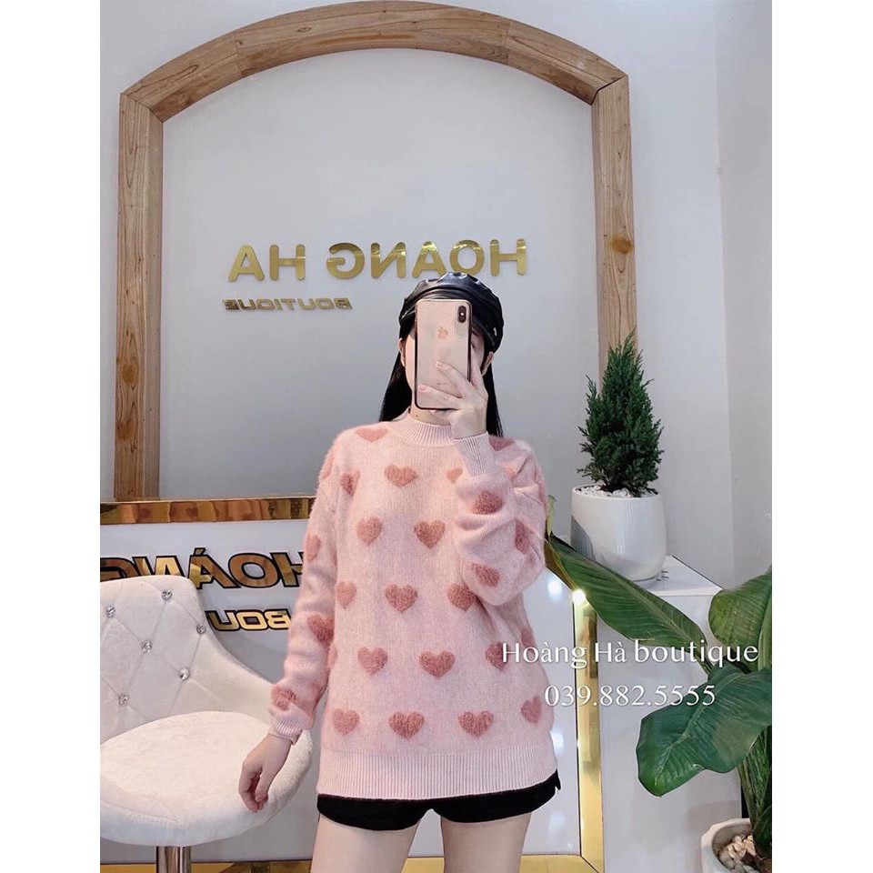 áo len tim hồng quảng châu loại 1 | BigBuy360 - bigbuy360.vn