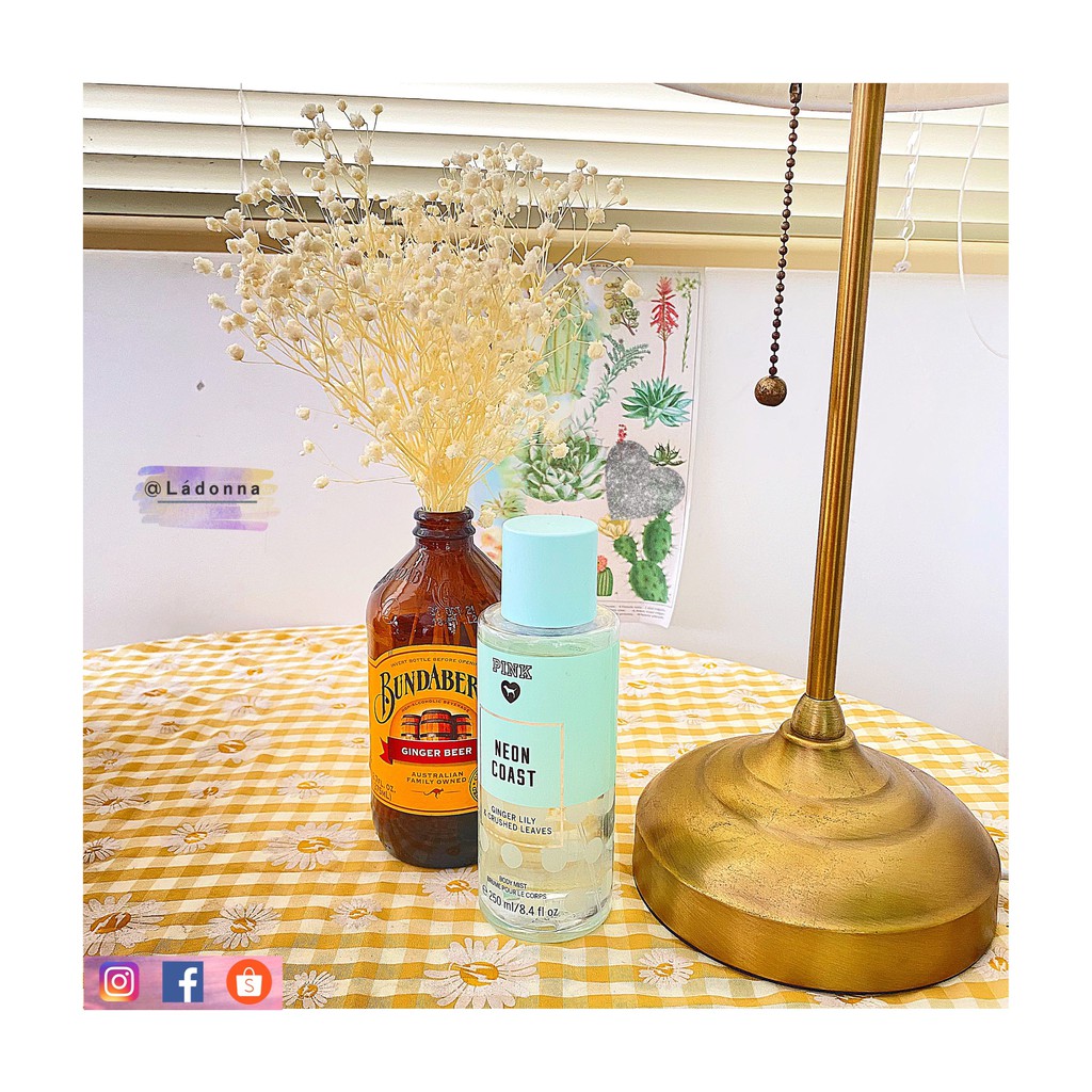 Xịt dưỡng thể toàn thân Bodymist Neon Coast- Victoria's Secret | Thế Giới Skin Care