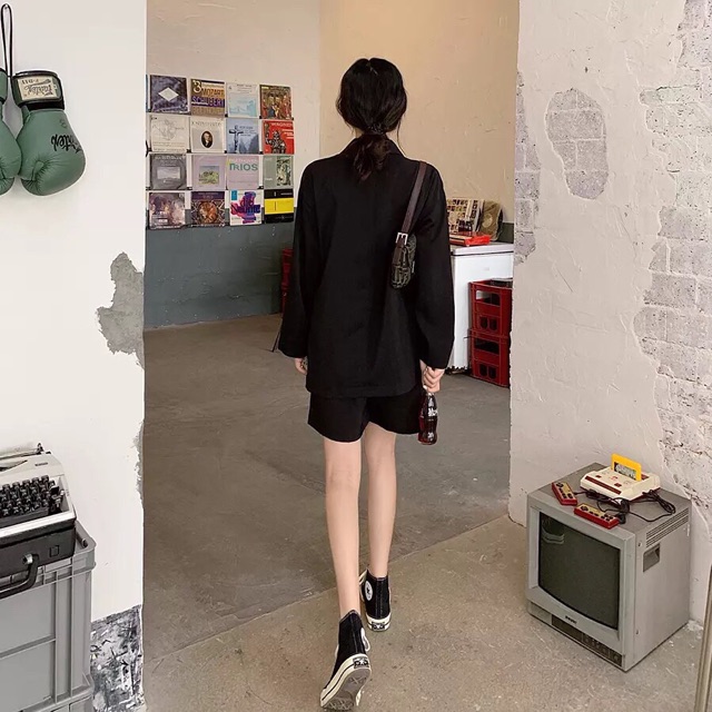 SET ÁO KHOÁC BLAZER 🎀[Có Ảnh Thật]🎀 CAO CẤP THẮT DÂY 1 BÊN ✨ PHONG CÁCH NHẬT CỰC SANG | BigBuy360 - bigbuy360.vn