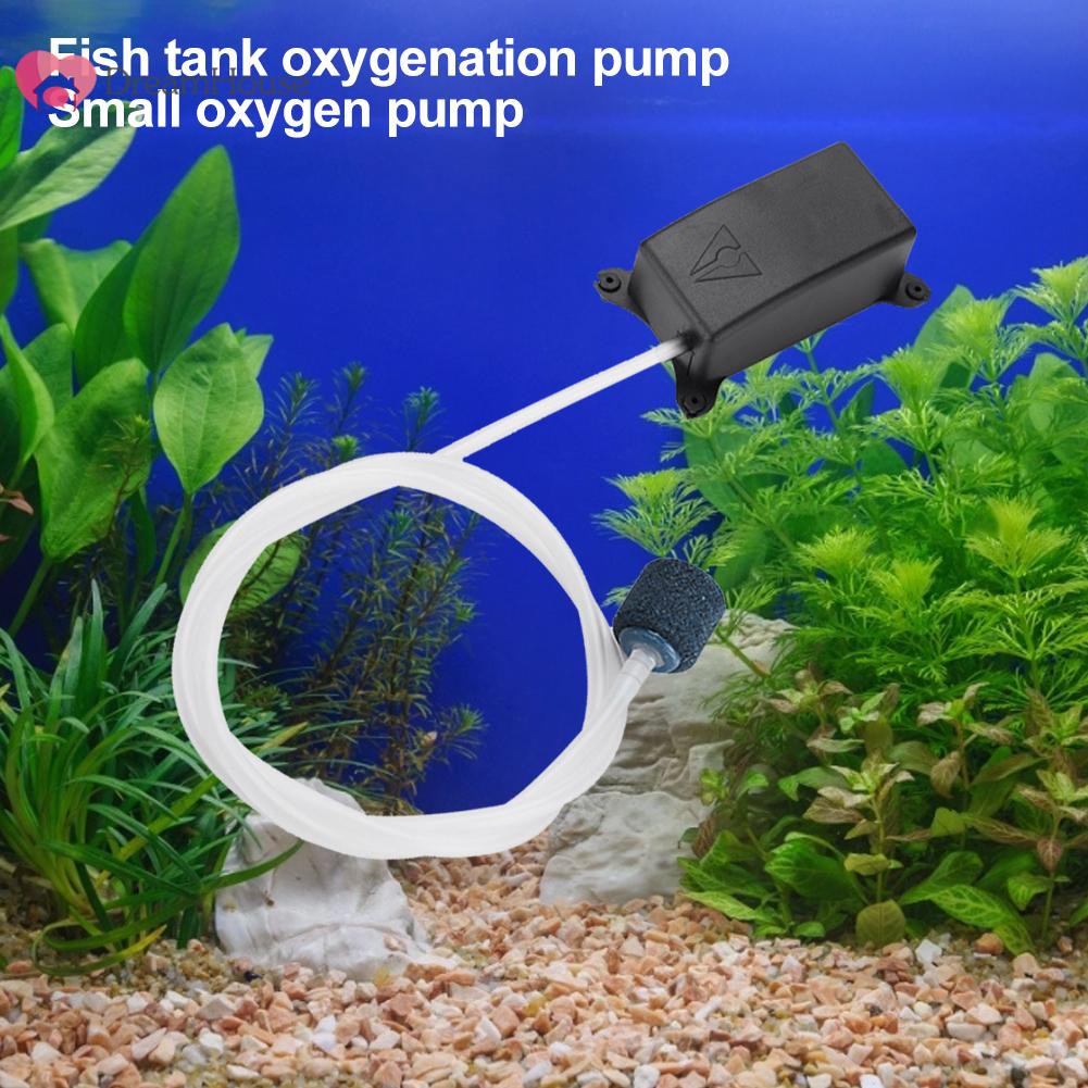 ☀Ultra Low Noise Fish Tank Rubber Oxygen Pump Mini Single Outlet Air Pump