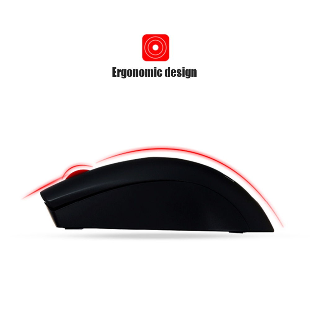 Chuột Không Dây Lenovo M120 Pro 2.4GHz Có Đầu Nhận USB Cho Laptop PC PC Mac
