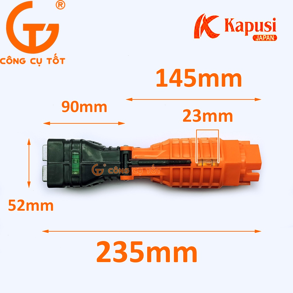 Dụng cụ sửa nước chuyên dụng 18 trong 1 Kapusi, tháo ống gãy, vặn xi phông, mở đầu chờ, cắt gọt