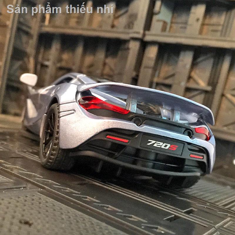 Sản phẩm thiếu nhi1:32 mô phỏng hình xe hơi hợp kim McLaren 720s Đồ trang trí chơi cậu bé siêu