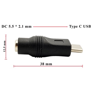 [NSHOP] Đầu chuyển đổi DC 5.5x2.1mm sang USB type C